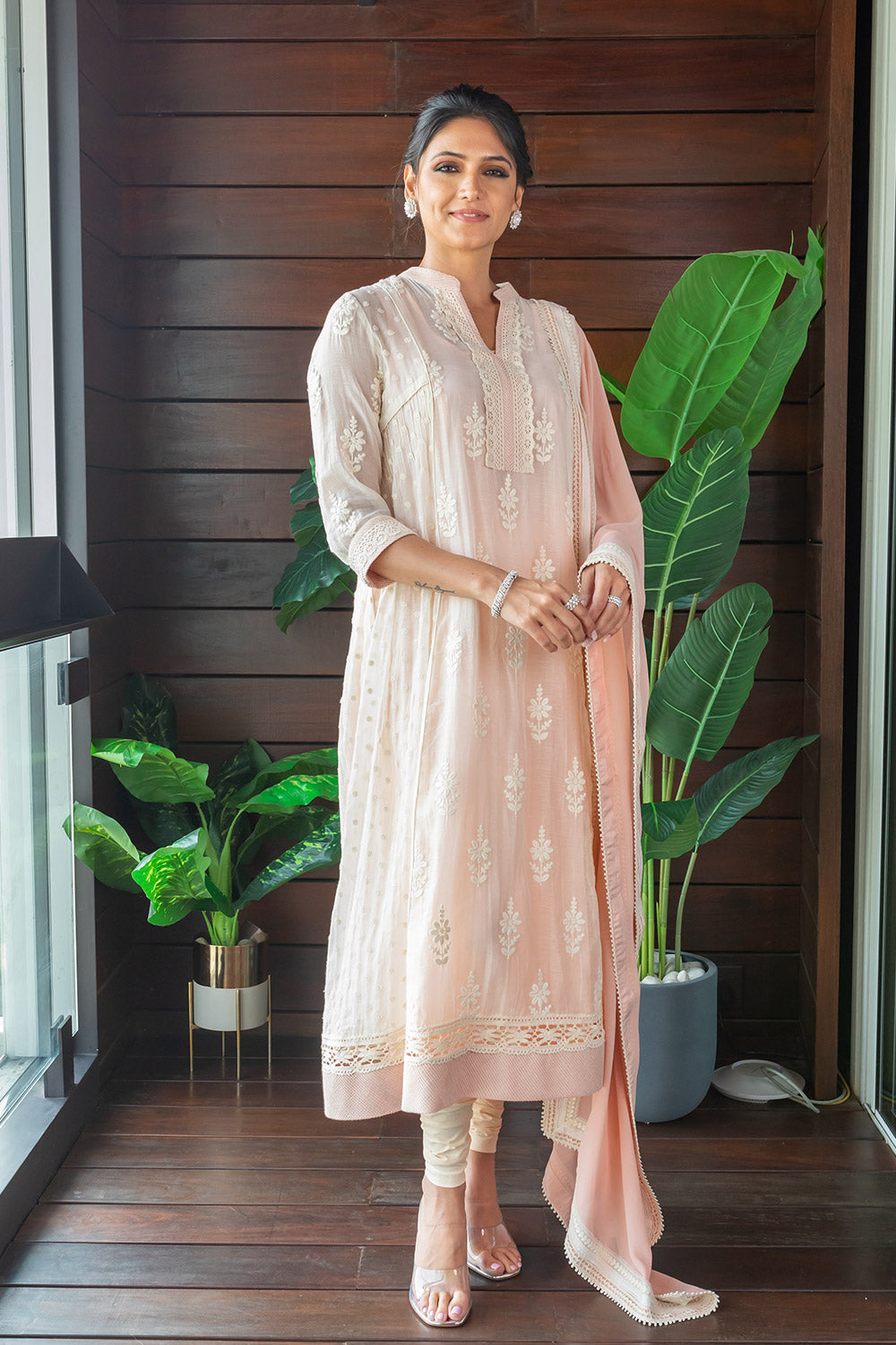 Metanoia - Style 62 - Embroidered Kurta With Slip