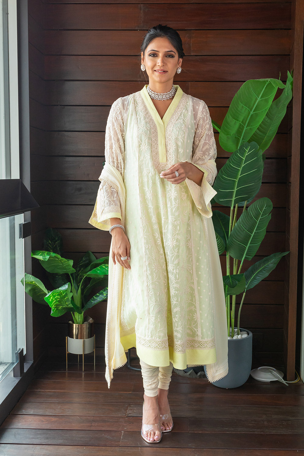 Metanoia - Style 63 - Embroidered Kurta With Slip