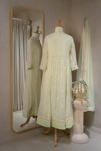 Chanderi Kalidar Kurta