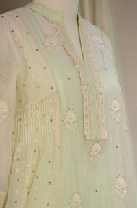 Chanderi Kalidar Kurta