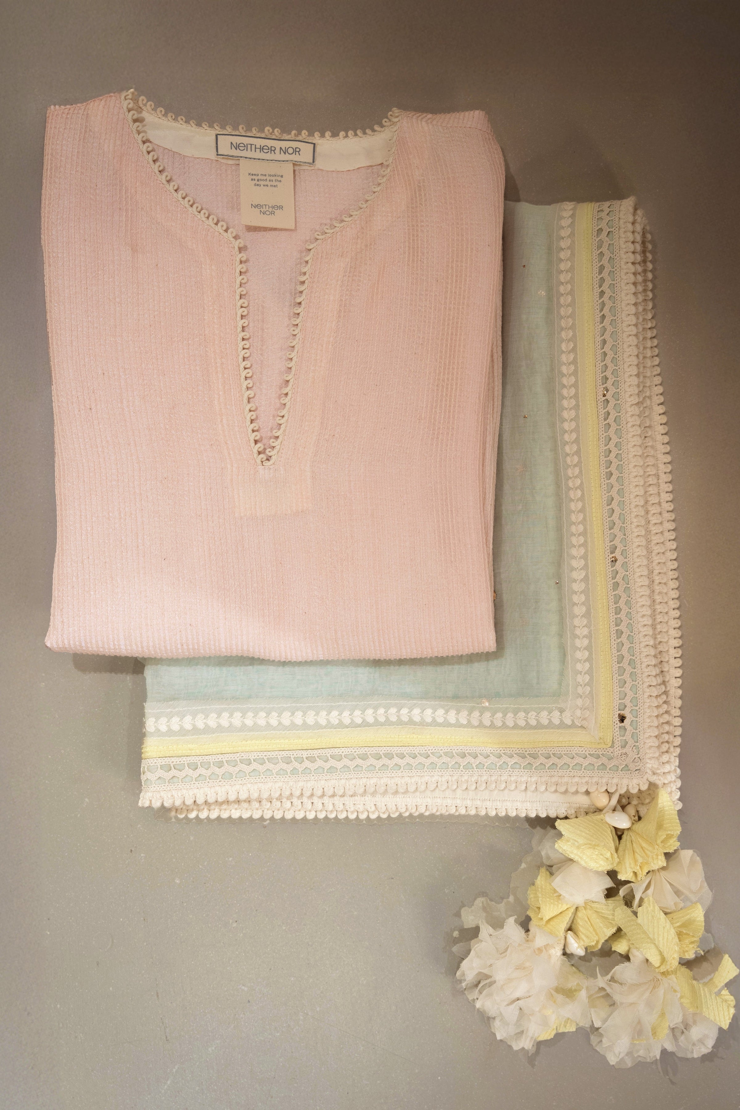 Self-Textured Kalidar Kurta