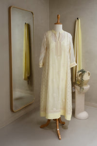 Chanderi Kalidar Kurta