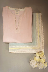 Blue Chanderi Dupatta