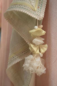 Blue Chanderi Dupatta