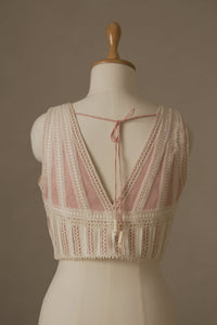 Metanoia - Style 8 - Sleeveless Short Top With Cutout Detail At Waist Hem