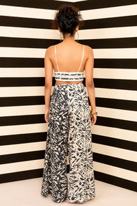 Metanoia - Style 69 - Tropical Print Flared Trousers