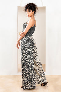 Metanoia - Style 69 - Tropical Print Flared Trousers
