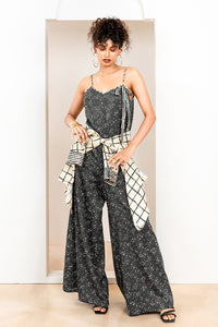 Metanoia - Style 71 - Spotted Print Flared Trousers