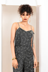 Metanoia - Style 71 - Spotted Print Flared Trousers