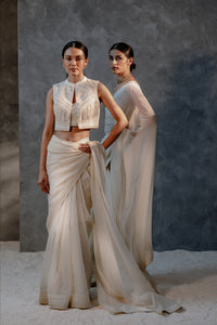 Metanoia - Style 1 - Spaghetti String Mini Crop Top Off White