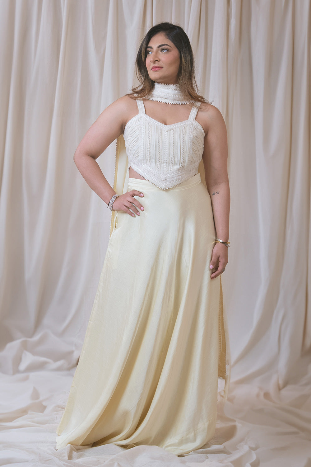 Metanoia - Style 13 - Short Top With Sweetheart Neckline And Tapered Hem