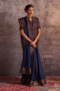 Burgundy Indigo Short Jacket