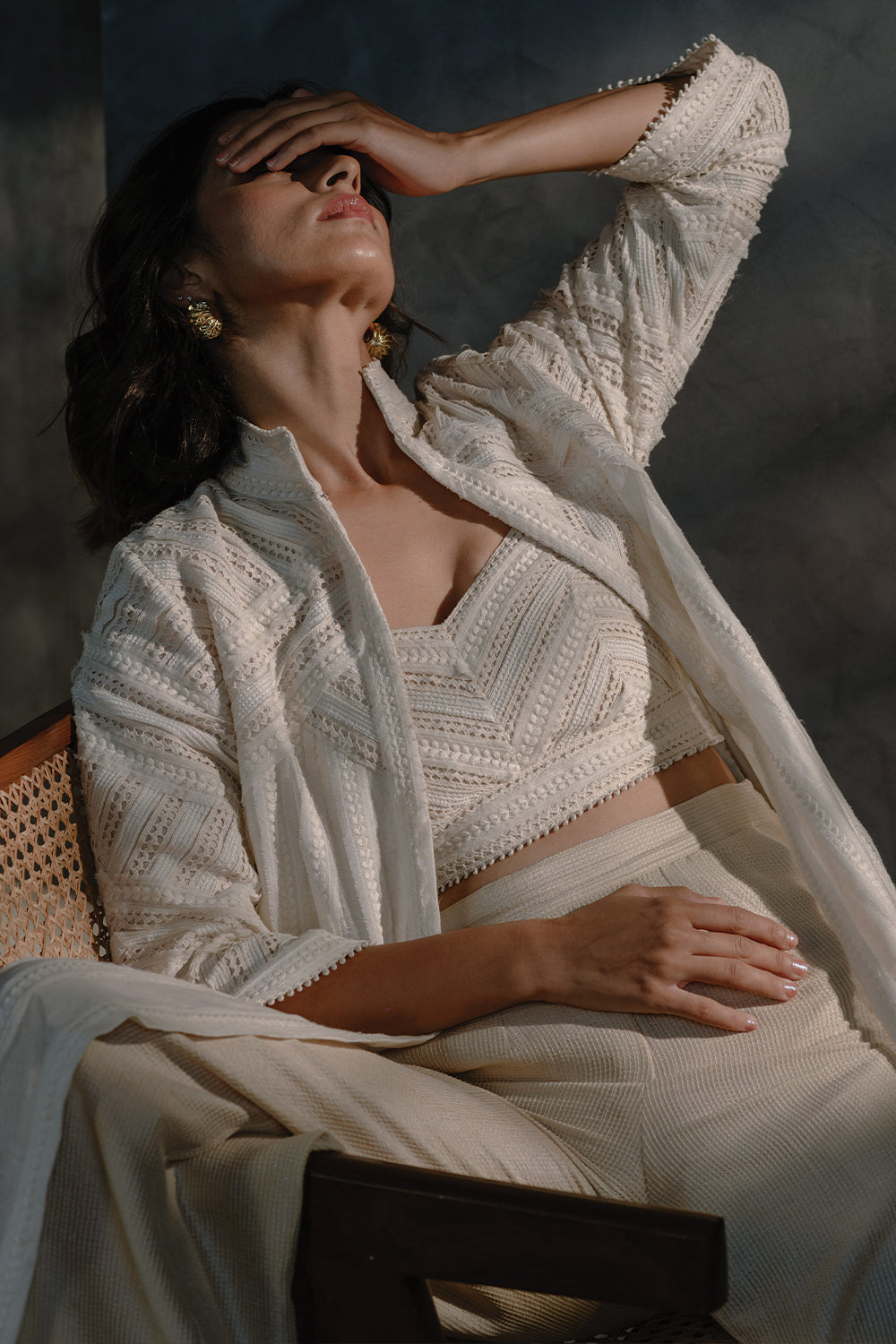 Metanoia - Style 1 - Spaghetti String Mini Crop Top Off White