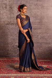 Indigo Georgette Saree