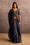 Indigo Organza Saree