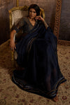 Indigo Organza Saree