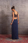 Draped Satin Skirt