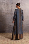 Indigo Appliqué Long Jacket
